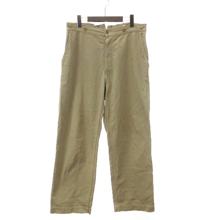 楽天市場】【中古】コモリ COMOLI コットンツイル オーバーパンツ 
