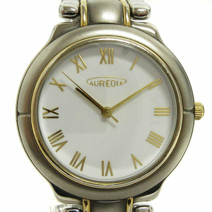 楽天市場】【中古】AUREOLE オレオール 腕時計 クオーツ アナログ SW 