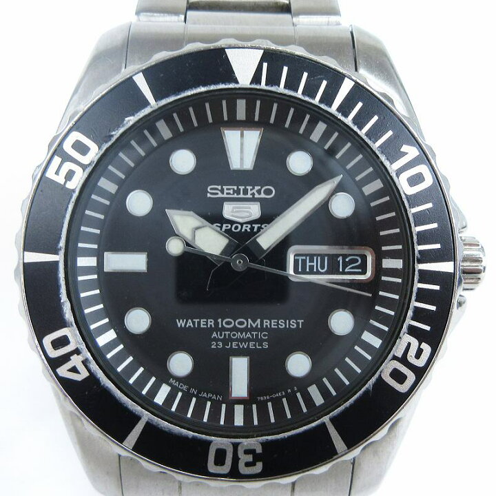 楽天市場】【中古】セイコー SEIKO 5 ファイブスポーツ 腕時計 