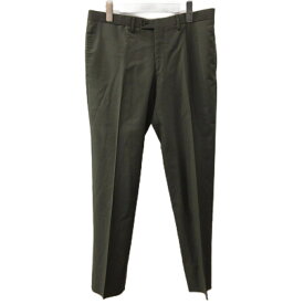 【中古】サルトリオ SARTORIO スラックス パンツ ジップ ウール 48 L カーキ ■SK ☆AA★ メンズ 【ベクトル 古着】 251227