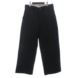 【中古】ユニバーサルオーバーオール UNIVERSAL OVERALL 美品 パンツ トラウザー ジッパーフライ HT-03 黒 ブラック 32 メンズ 【ベクトル 古着】 260914