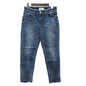 【中古】Healthy denim ヘルシーデニム テーパードデニム ジーンズ パンツ カットオフ USED加工 HL58527 インディゴ 24 レディース 【ベクトル 古着】 231005