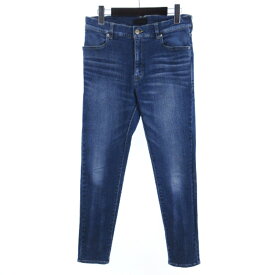 【中古】ジュンハシモト junhashimoto D02 CARROT FIT DENIM キャロット シルエット デニム パンツ ジーンズ ユーズド加工 1082110002-3 インディゴ 3 ■ECS メンズ 【ベクトル 古着】 240421