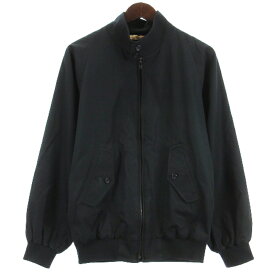 【中古】バラクータ BARACUTA スイングトップ ジャケット 裏地チェック 英国製 ZBG009 ネイビー 34 メンズ 【ベクトル 古着】 240416