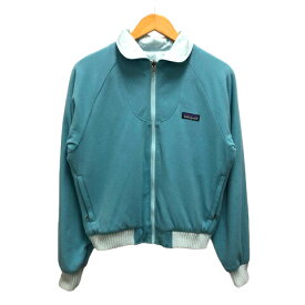 【中古】パタゴニア Patagonia ジャンパー ブルゾン アウター リバーシブル ナイロン フリース ワンポイントロゴ 長袖 S 水色 ライトブルー レディース 【ベクトル 古着】 231228