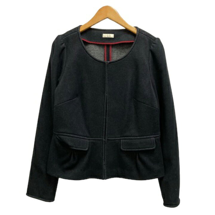 楽天市場】【中古】フィグノ FIGNO ジャケット ノーカラージャケット 