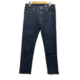 【中古】オカヤマDENIM デニム ジーンズ ストレート ストレッチ 青 インディゴブルー メンズ 【ベクトル 古着】 260206