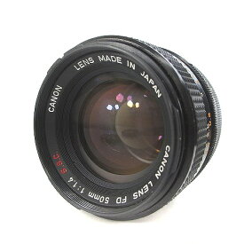 【中古】キャノン Canon レンズ LENS FD 50mm 1:1.4 Kenko SKYLIGHT 1B 55mm レンズフィルター付き ジャンク ■ECS ■SG 【ベクトル 古着】 230820