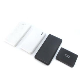 【中古】4点セット モバイルバッテリー 充電器 ブラック ホワイト 本体のみ 簡易動作確認済み ■SG 【ベクトル 古着】 240217