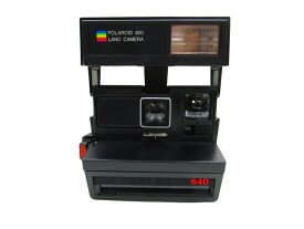 【中古】Polaroid Instant Land Camera 640 インスタント カメラ 動作未確認 ブラック その他 【ベクトル 古着】 240404