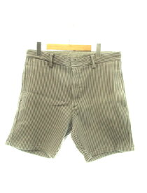 【中古】ビズビム VISVIM パストラルショーツ PASTORAL SHORTS ワークショーツドビー生地 ベージュ 2 メンズ 【ベクトル 古着】 230526