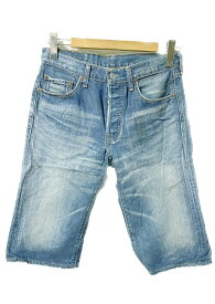 【中古】リーバイス Levi's 501 デニム ショートパンツ ハーフパンツ 30 インディゴブルー ジーンズ ボトムス メンズ 【ベクトル 古着】 230710