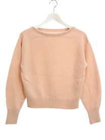 【中古】フォクシー FOXEY カミーユ セーター カシミヤ 40 ピンク 2022SS ニット トップス 42608 THE CAMILLE SWEATER レディース 【ベクトル 古着】 230815