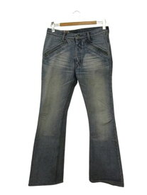 【中古】ウエストライド WEST RIDE デニムパンツ 35 ジーンズ ブーツカット ブルー ボトムス メンズ 【ベクトル 古着】 260528