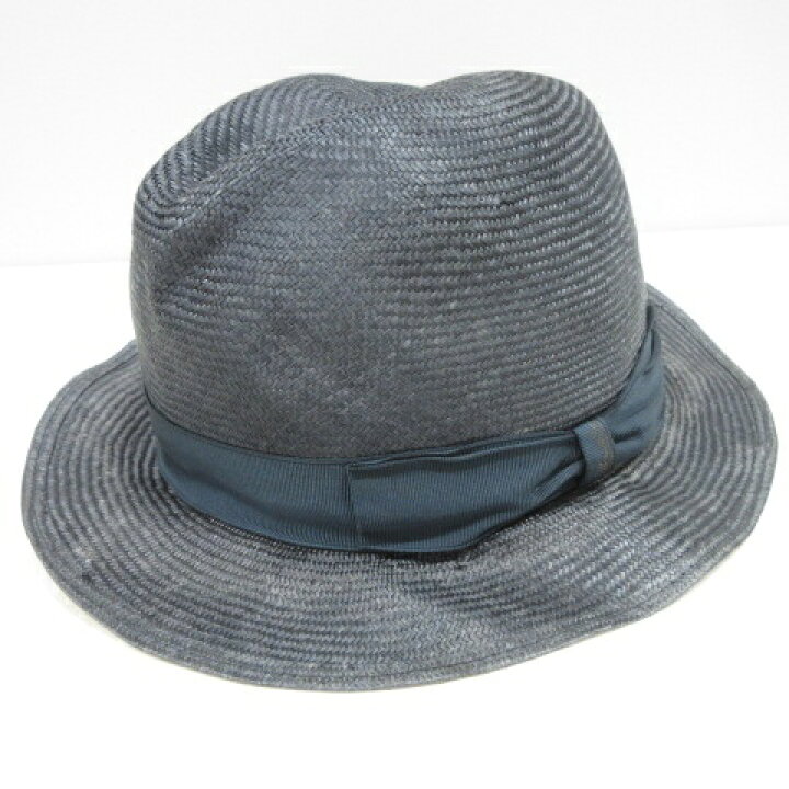 楽天市場】【中古】ボルサリーノ Borsalino 麦わら帽子 ハット 天然草 