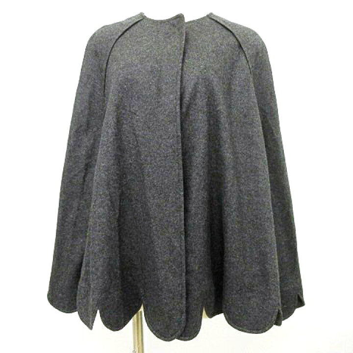 cygne スカラップケープコート