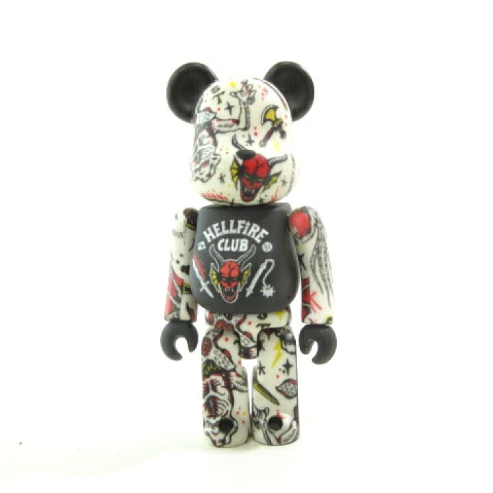 楽天市場】【中古】未使用品 ベアブリック BE@RBRICK Stranger Things 新品STRANGER THINGS HELLFIRE CLUB ベアブリック