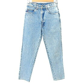 【中古】ビッグジョン Big John ウォッシュ テーパード デニム パンツ ジーンズ SP350 31 ブルー ■MET1 A0724 レディース 【ベクトル 古着】 250724