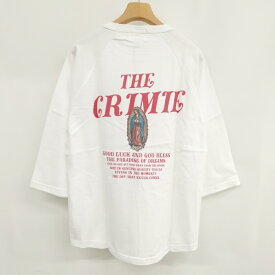 【中古】未使用品 クライミー CRIMIE C1K1-TE09 GUADALUPE 7TH SLEEVE グアダルーペ マリア 七分袖 Tシャツ S ホワイト レディース 【ベクトル 古着】 240207