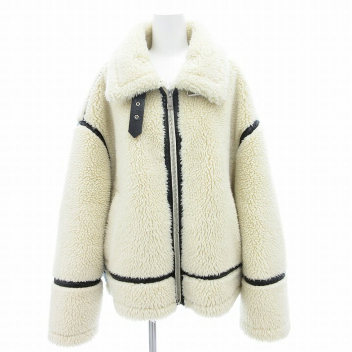 楽天市場】【中古】ザラ ZARA ボアジャケット ブルゾン ジップアップ 