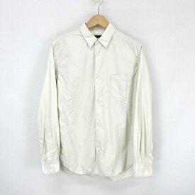 【中古】コムデギャルソンオム COMME des GARCONS HOMME AD2020 L/S COTTON SHIRT 長袖 コットンシャツ HG-B008 グレー S メンズ 【ベクトル 古着】 240427