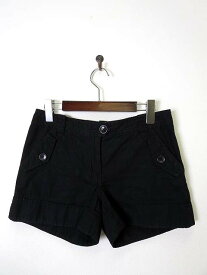 【中古】エイチ&エム H&M ショートパンツ ベイカー コットン S 黒 ブラック レディース 【ベクトル 古着】 190726 ベクトルプレミアム店