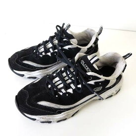 【中古】スケッチャーズ SKECHERS スニーカー シューズ SN52675 D LITES ディ ライト 26.5cm 黒 ブラック 白 ホワイト くつ 靴 メンズ 【ベクトル 古着】 240517