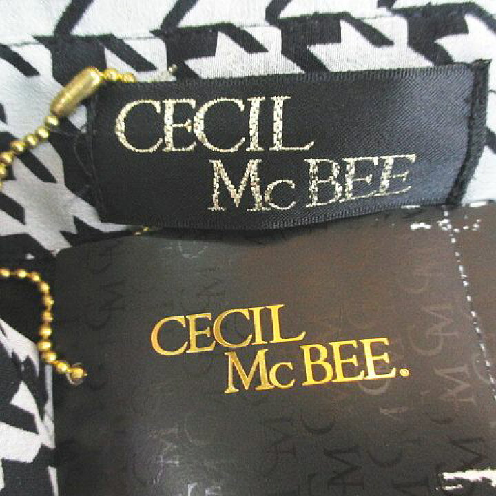 楽天市場】【中古】未使用品 セシルマクビー CECIL McBEE 千鳥格子柄 