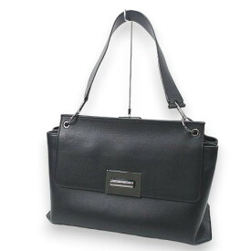 【中古】トムフォード TOM FORD ショルダーバッグ セミショルダー ブラック 黒系 レザー レディース 【ベクトル 古着】 240409