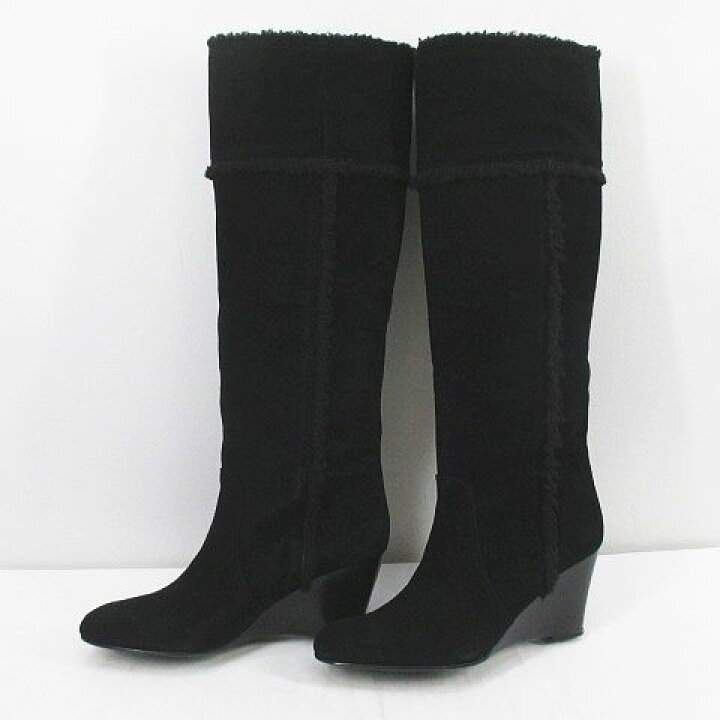 楽天市場】【中古】アンタイトル UNTITLED ロングブーツ ウェッジ 