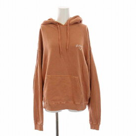 【中古】ビラボン BILLABONG BALOON SLV SWEAT PARKA スウェット パーカー プルオーバー ロゴ 長袖 M ブラウンベージュ 茶 /YM レディース 【ベクトル 古着】 230811