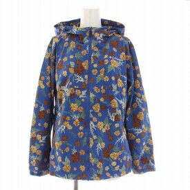 【中古】コロンビア Columbia HAZEN WOMEN'S PATTERNED JACKET ヘイゼン ウィメンズパターンドジャケット マウンテンパーカー ジップアップ アウター M 青 ブルー PL3165 /YM ■MC レディース 【ベクトル 古着】 231002