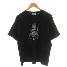 【中古】シーイー C.E ACCESS MONITOR BIG T アクセス モニター ビッグ Tシャツ カットソー 半袖 ロゴ S 黒 ブラック CES22T22 /AN4 メンズ 【ベクトル 古着】 231013