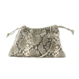 【中古】グッドグリーフ GOOD GRIEF! Python Clutch Bag クラッチバッグ パーティバッグ ショルダーバッグ レザー パイソン柄 グレー 21090560205910 /AN2 レディース 【ベクトル 古着】 231211