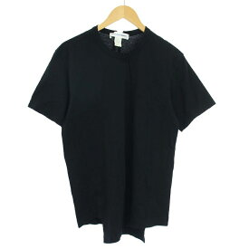 【中古】コムデギャルソンシャツ COMME des GARCONS SHIRT Tシャツ カットソー 半袖 L 黒 ブラック S22113 /TK メンズ 【ベクトル 古着】 240129