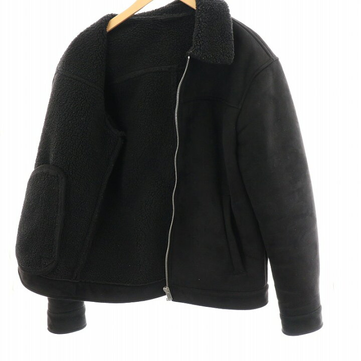 楽天市場】【中古】ザラ ZARA フェイクスエード ジャケット 裏ボア 