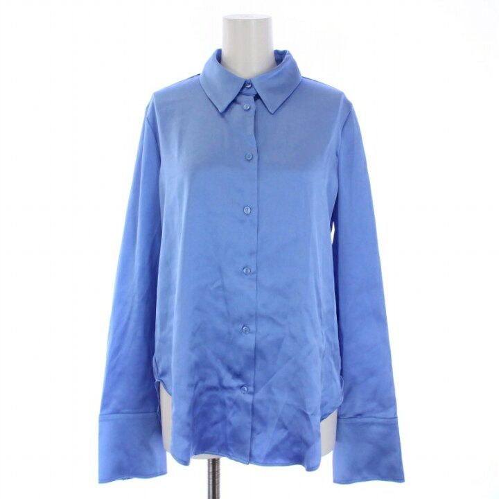 楽天市場】【中古】未使用品 ザラ ZARA シャツ ブラウス 長袖 サテン S 