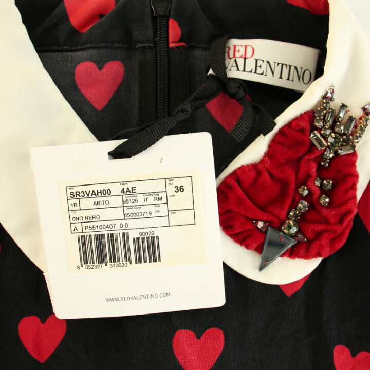 楽天市場】【中古】レッド ヴァレンティノ RED VALENTINO シルクドレス 