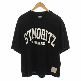 【中古】未使用品 バリー BALLY 22AW Tシャツ カットソー クルーネック 半袖 52 XL 黒 ブラック /YM メンズ 【ベクトル 古着】 240318