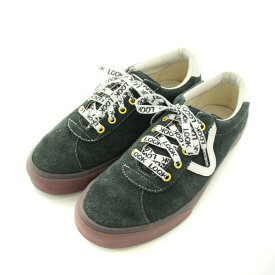 【中古】バンズ VANS LQQK Studio Epoch Sport LX スタジオエポックスポーツLX ローカットスニーカー スエード 切替 US9.0 27cm 黒 ブラック グレー 721454 /BB メンズ 【ベクトル 古着】 240411