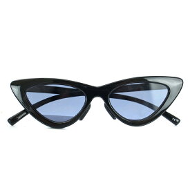 【中古】ルスペックス Le Specs アダム セルマン ADAM SELMAN キャットアイ サングラス 黒 ブラック 青 ブルー 160211 /TK レディース 【ベクトル 古着】 240516