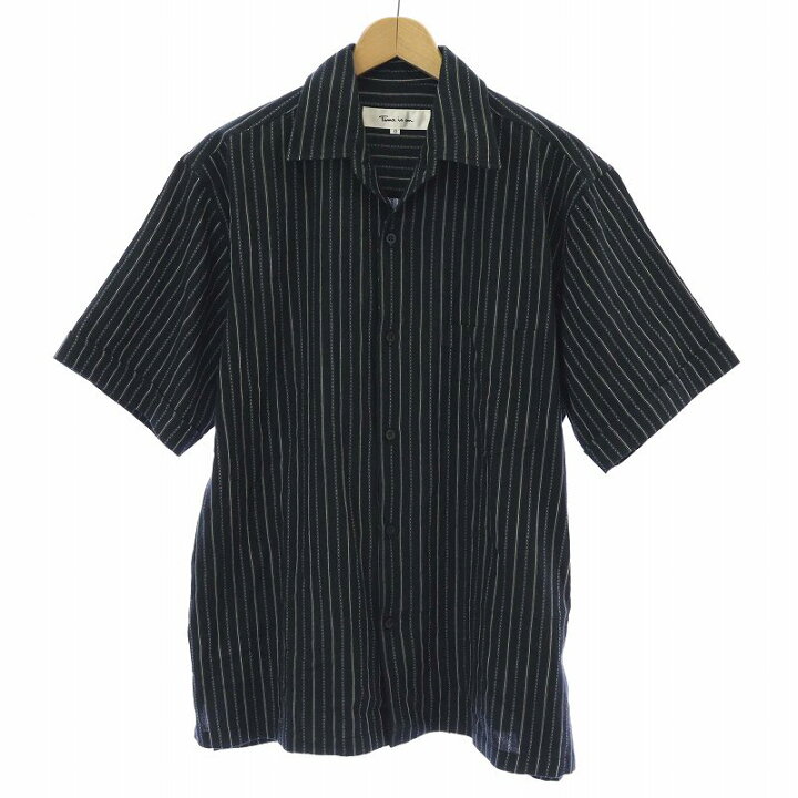 楽天市場】【中古】タイムイズオン Time is on オープンカラーシャツ 
