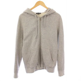 【中古】アーペーセー A.P.C. ジップアップパーカー ジャケット スウェット ストレッチ XS グレー /BB ■JS メンズ 【ベクトル 古着】 250721