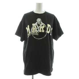 【中古】マルディメクルディ MARDI MERCREDI Tシャツ 半袖 黒 ブラック プリント /KU レディース 【ベクトル 古着】 251201