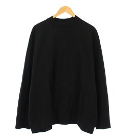 【中古】ノノット nonnotte 24AW Draping C/N Pullover Tシャツ カットソー ロンT 長袖 5 ディープブラック N-24A-027 /KH メンズ 【ベクトル 古着】 251207