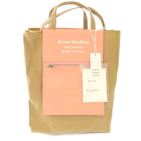 【中古】アクネ ストゥディオズ Acne Studios Baker Out M トートバッグ ハンドバッグ ショルダーバッグ 2WAY ベージュ ピンク /TK レディース 【ベクトル 古着】 251213