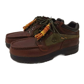 【中古】未使用品 ティンバーランド Timberland ×Tthe Apartment ヘリテージGTX モックトゥミッドカットブーツ レザー US9 27cm 茶 ブラウン A68KK /KU メンズ 【ベクトル 古着】 260901