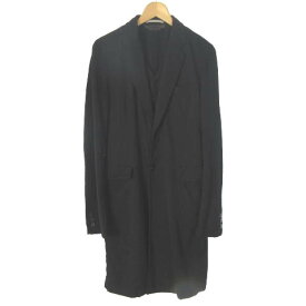 【中古】コムデギャルソンオムプリュス COMME des GARCONS HOMME PLUS 美品 AD2010 ロングコート ジャケット ベストレイヤード ブラック 黒 XS PF-J014 メンズ 【ベクトル 古着】 231105