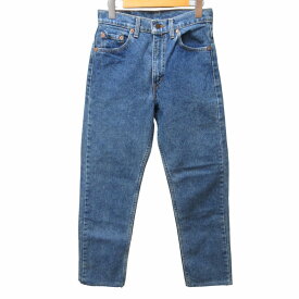 【中古】リーバイス Levi's 505 デニムパンツ ジーンズ テーパードパンツ ボタン裏525 USA製 青系 ブルー系 W30 L34 約S 0811 ■GY12 メンズ 【ベクトル 古着】 230811