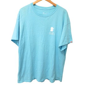 【中古】フラグメントデザイン FRAGMENT DESIGN ×ポケモン 近年 Tシャツ カットソー コラボ ブルー 青 XLサイズ IBO46 PFM-11030-C 0121 メンズ 【ベクトル 古着】 240121